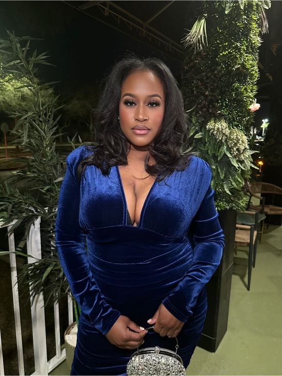 Dresses & Skirts - 💙 SHEIN Royal Blue Velvet Bodycon Dress 💙